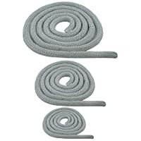 Jumbo-Shop - Junta redonda para estufa (cordón resistente al calor- para puerta- 10 mm- 1 m)- color blanco